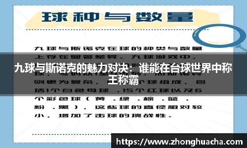 九球与斯诺克的魅力对决：谁能在台球世界中称王称霸